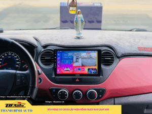 Hyundai i10 2018 gắn màn hình Oled X4S Cam 360 TB Auto