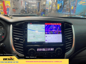 Mitsubishi Triton lên màn hình Oled X4 + Combo Cam TB Auto