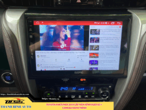 Toyota Fortuner 2019 lên màn hình Oled A5 + Camera hành trình 3 Toyota Fortuner 2019 lên màn hình Oled A5 + Camera hành trình TB Auto