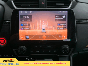 Honda CRV lắp màn hình Zestech ZT 2K 360 Bản Base Thanh Bình Auto