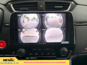 Honda CRV lắp màn hình Zestech ZT 2K 360 Bản Base Thanh Bình Auto
