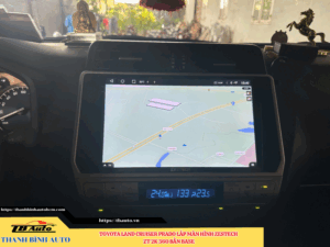Toyota Land Cruiser Prado lắp màn hình Zestech ZT 2K 360 bản Base TB Auto