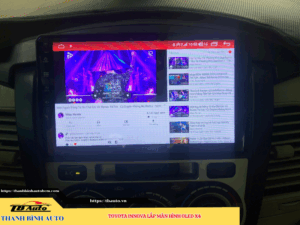 Toyota Innova lắp màn hình Oled X4 TB Auto