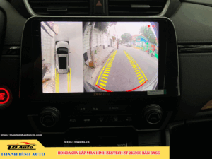 Honda CRV lắp màn hình Zestech ZT 2K 360 Bản Base Thanh Bình Auto
