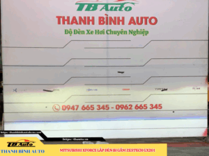 Mitsubishi Xforce lắp đèn bi gầm Zestech GX201 3 Mitsubishi Xforce lắp đèn bi gầm Zestech GX201 TB Auto