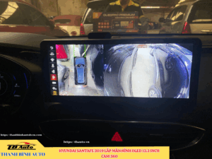 Hyundai Santafe 2019 lắp màn hình Oled 12.3 inch Cam 360 4 Hyundai Santafe 2019 lắp màn hình Oled 12.3 inch Cam 360 TB Auto