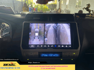 Toyota Land Cruiser Prado lắp màn hình Zestech ZT 2K 360 bản Base TB Auto