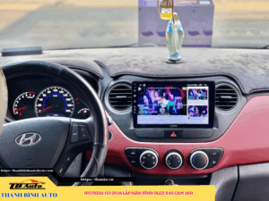 Hyundai i10 2018 gắn màn hình Oled X4S Cam 360 TB Auto