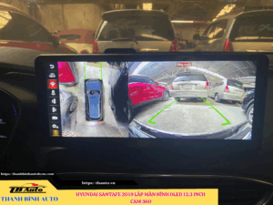 Hyundai Santafe 2019 lắp màn hình Oled 12.3 inch Cam 360 6 Hyundai Santafe 2019 lắp màn hình Oled 12.3 inch Cam 360 TB Auto
