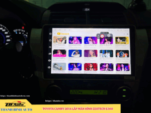 Toyota Camry 2014 lắp màn hình Zestech E360 5 Toyota Camry 2014 lắp màn hình Zestech E360 TB Auto
