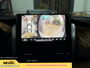 Toyota Vios 2015 lên màn hình Zestech ZT 2K 360 TB Auto