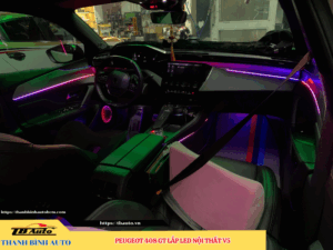 Peugeot 408 GT gắn Led nội thất V5 6 Peugeot 408 GT gắn Led nội thất V5 TB Auto