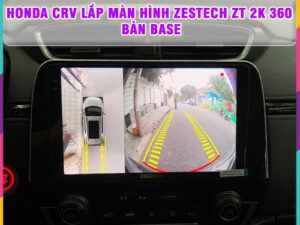 Honda CRV lắp màn hình Zestech ZT 2K 360 Bản Base Thanh Bình Auto