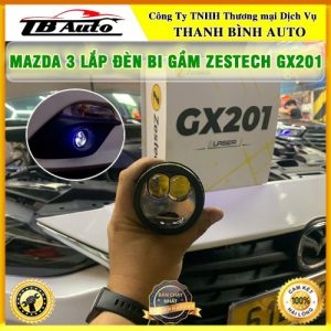 Mazda 3 gắn đèn bi gầm Zestech GX201 TB Auto