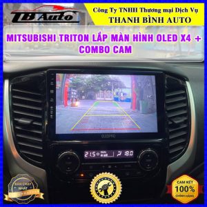 Mitsubishi Triton lên màn hình Oled X4 + Combo Cam TB Auto