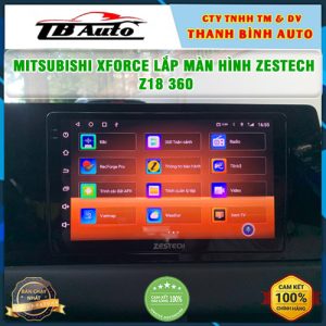 Mitsubishi Xforce lắp màn hình Zestech Z18 360