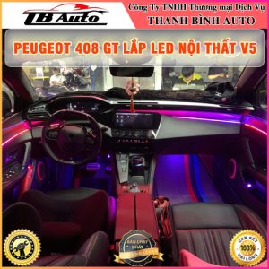 Peugeot 408 GT gắn Led nội thất V5 TB Auto