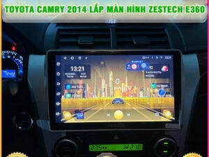 Toyota Camry 2014 lắp màn hình Zestech E360 TB Auto