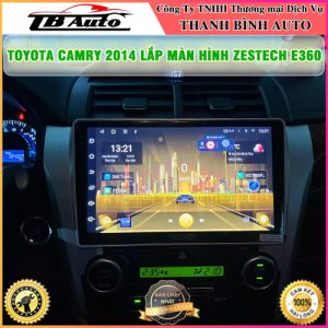 Toyota Camry 2014 lắp màn hình Zestech E360 TB Auto
