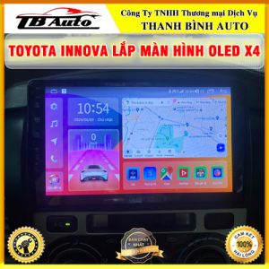 Toyota Innova lắp màn hình Oled X4 TB Auto