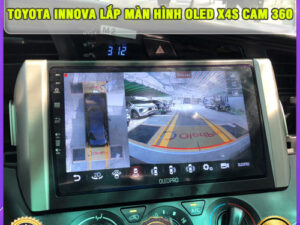 Toyota Innova lắp màn hình Oled X4S Cam 360 TB Auto
