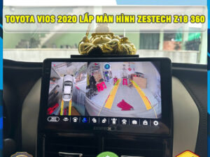 Toyota Vios 2020 gắn màn hình Zestech Z18 360 Thanh Bình Auto