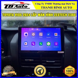 Toyota Vios 2024 lên màn hình Zestech E360 TB Auto