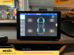 VinFast VF3 gắn màn hình Zestech ZT3 Cam 360 TB Auto
