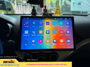 Kia Morning lắp màn hình Oled 13.1 inch Cam 360 TB Auto