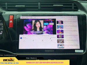 Honda City 2017 lên màn hình Zestech Z18 360 TB Auto