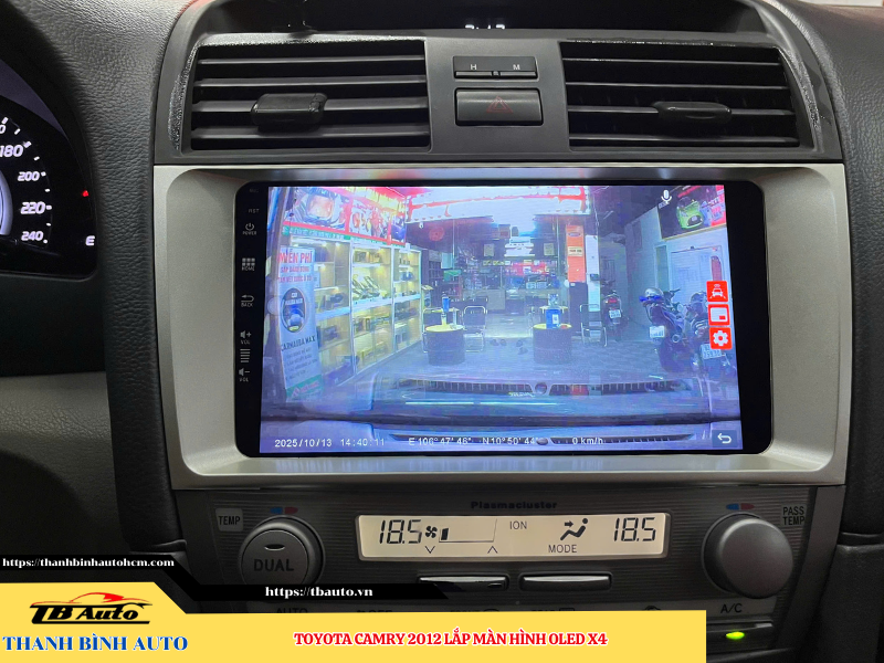 Toyota Camry 2012 lắp màn hình Oled X4 12 Toyota Camry 2012 lắp màn hình Oled X4 Thanh Bình Auto