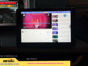 VinFast VF3 gắn màn hình Zestech ZT3 Cam 360 TB Auto