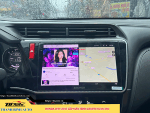 Honda City 2017 lên màn hình Zestech Z18 360 TB Auto