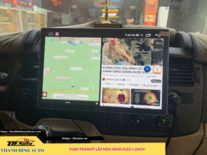 Ford Transit lên màn hình Oled 13inch 6 Ford Transit lên màn hình Oled 13inch TB Auto