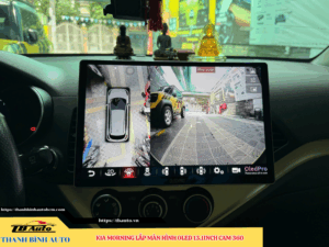 Kia Morning lắp màn hình Oled 13.1 inch Cam 360 TB Auto