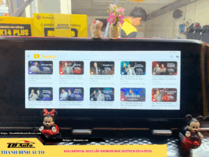 Kia Carnival 2022 gắn Android Box Zestech DX14 Plus TB Auto