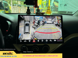 Kia Morning lắp màn hình Oled 13.1 inch Cam 360 TB Auto