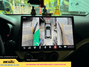 Kia Morning lắp màn hình Oled 13.1 inch Cam 360 TB Auto