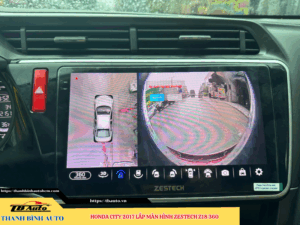 Honda City 2017 lên màn hình Zestech Z18 360 TB Auto