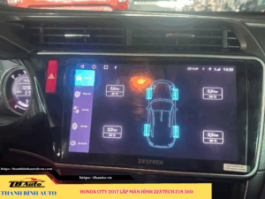 Honda City 2017 lên màn hình Zestech Z18 360 TB Auto