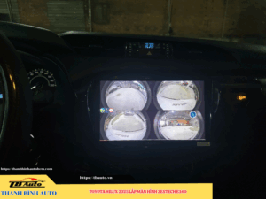 Toyota Hilux 2025 lắp màn hình Zestech E360 TB Auto