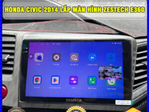 Honda Civic 2014 lên màn hình Zestech E360 TB Auto