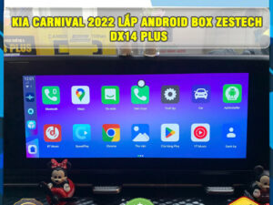 Kia Carnival 2022 gắn Android Box Zestech DX14 Plus TB Auto