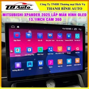 Mitsubishi Xpander 2025 lên màn hình Oled 13.1 inch Cam 360 TB Auto