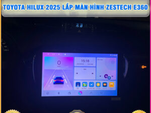 Toyota Hilux 2025 lắp màn hình Zestech E360 TB Auto