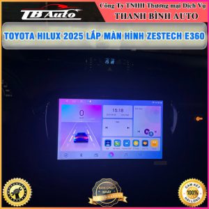 Toyota Hilux 2025 lắp màn hình Zestech E360 TB Auto